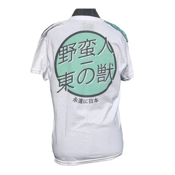 Fresh Laundry Japan T Shirt‎ Mens Medium Short Sleeve White  Graphic - Picture 2 of 11